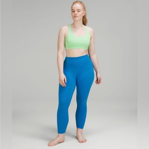 LULULEMON INSTILL Nulu High-Rise Tight 25", Poolside Blue / Size 14. NWT - Picture 1 of 4
